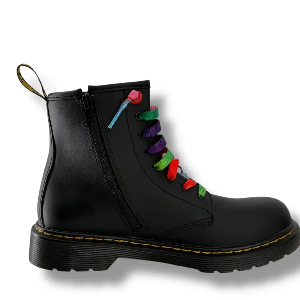 Dr Martens Junior 1460 For Pride Leather Lace Up Boots Size 36 L5 M4